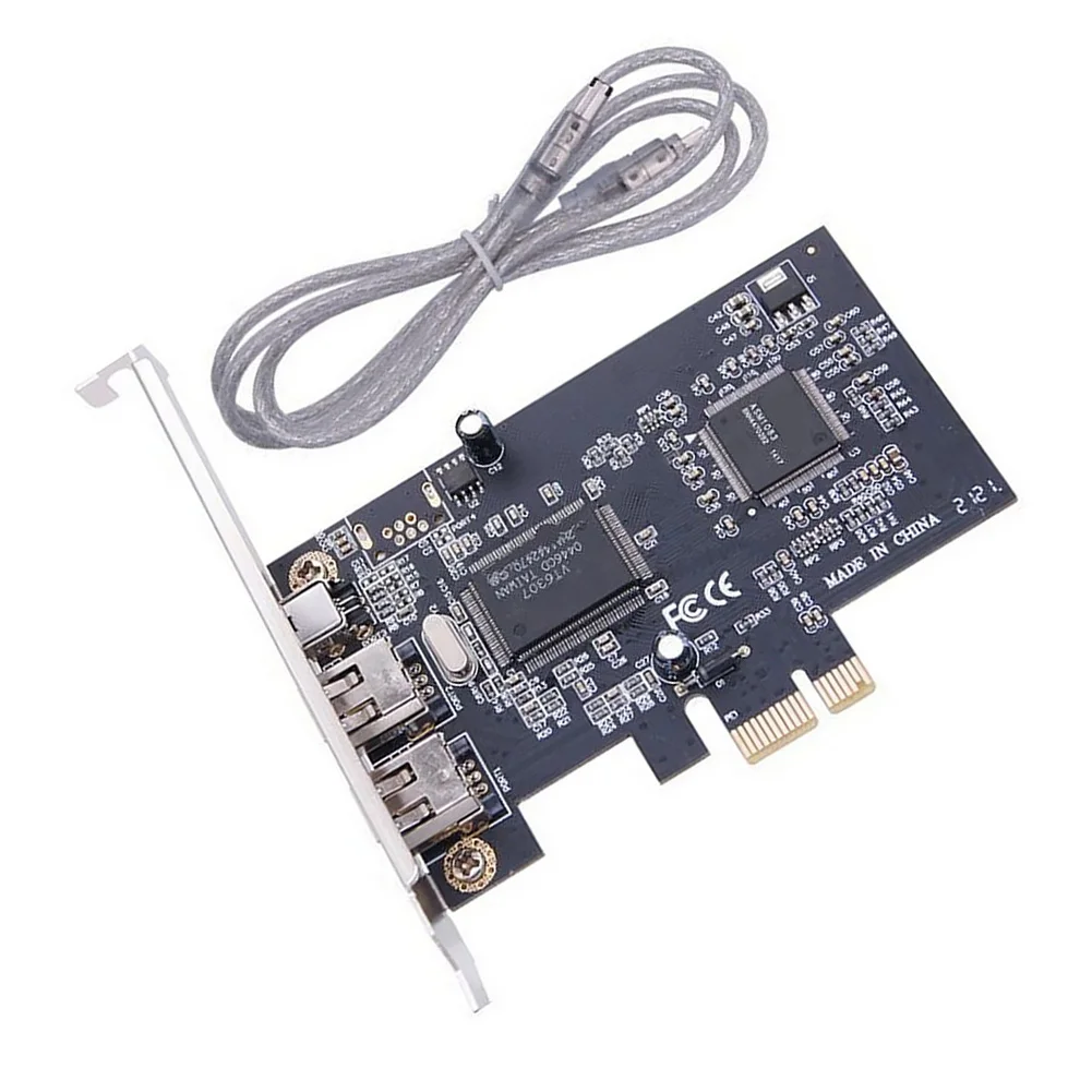 3 Ports PCI Express 1X To External IEEE 1394 Firewire Expansion Card Accessories Supports DV And HDV Cameras