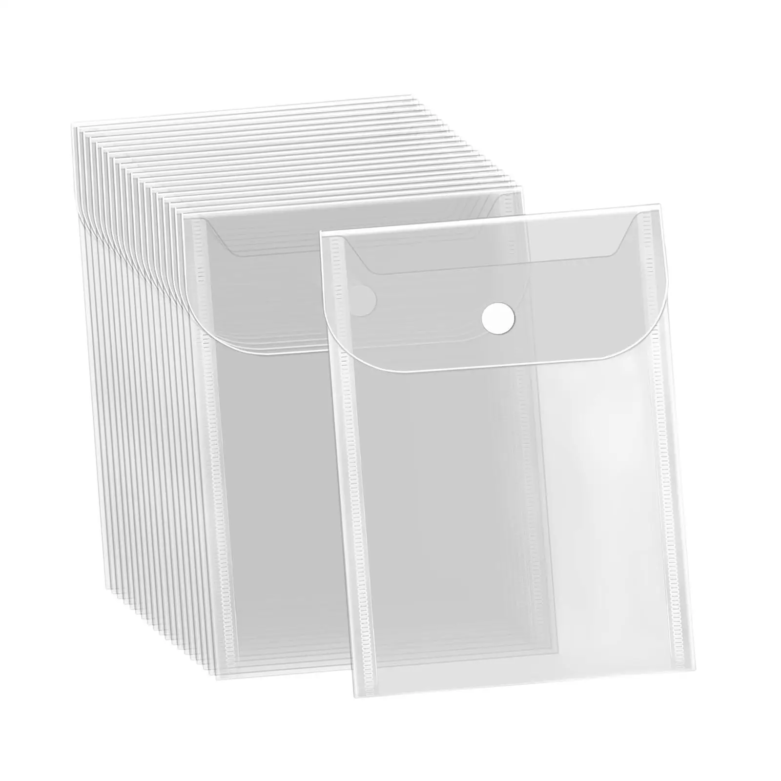 20x Clear Stamp and Die Storage Pockets File Folder for Information Paper Crafting Dies Embossing Newspapers Scrapbooking