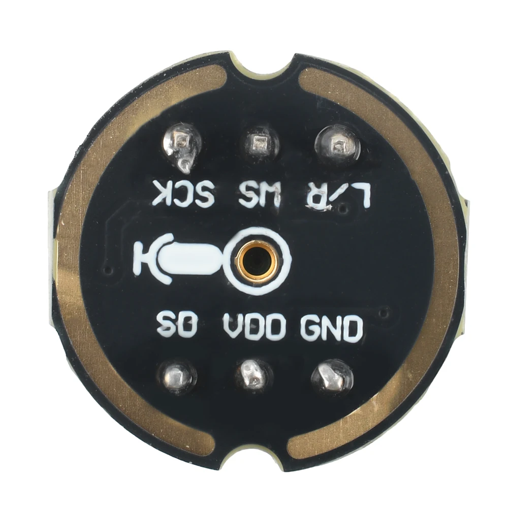 INMP441 無指向性マイクモジュール MEMS 高精度、低消費電力 I2S インターフェイス、ピンヘッダー付き ESP32 をサポート