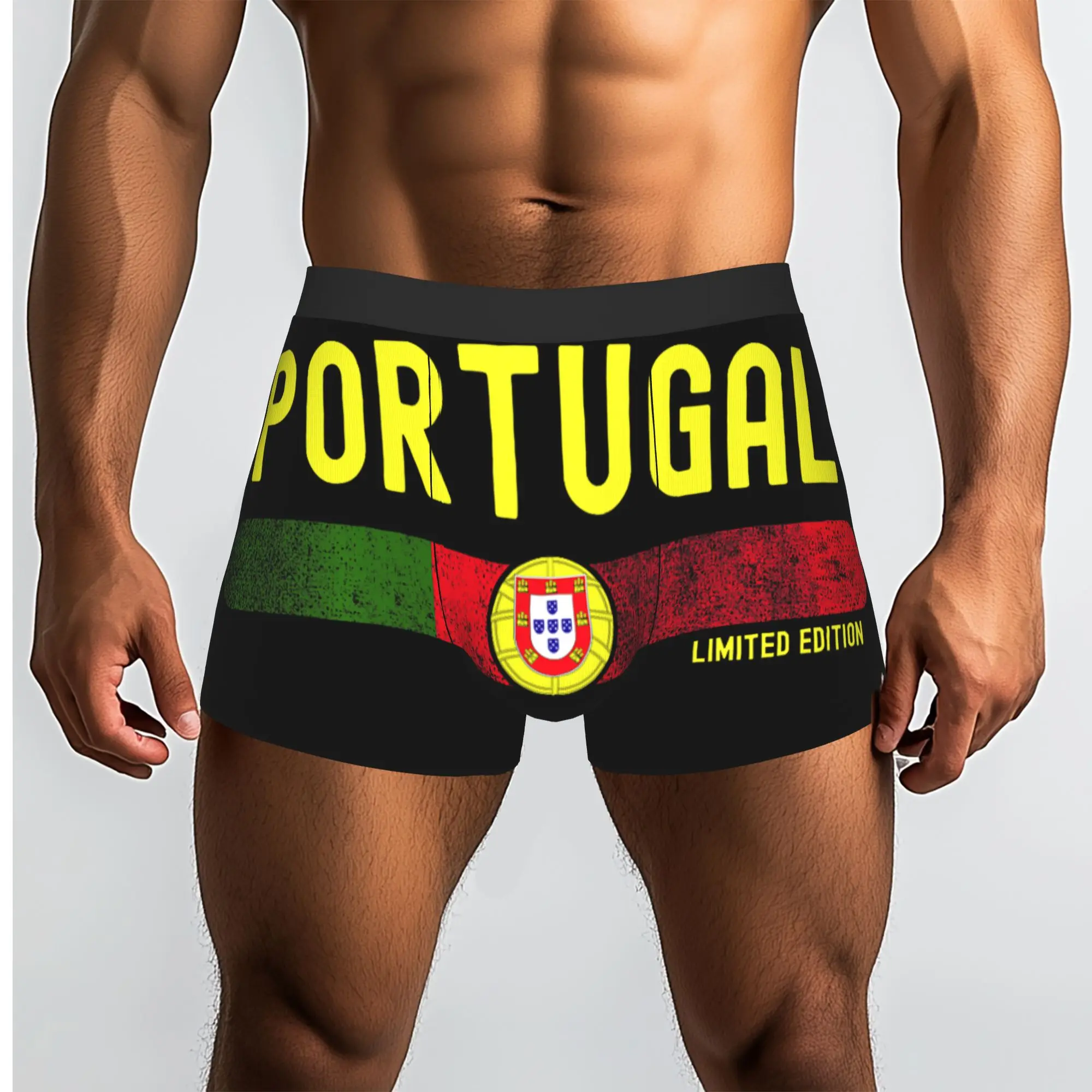 Portugal Flag  Portuguese Underpants Breathbale Panties Man Underwear Comfortable Shorts Boxer Briefs