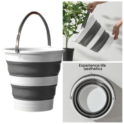 Folding Water Bucket Portable Collapsible Buckets Space Saving Outdoor Water Pail for Garden Camping Fishing Car Drop Shipping