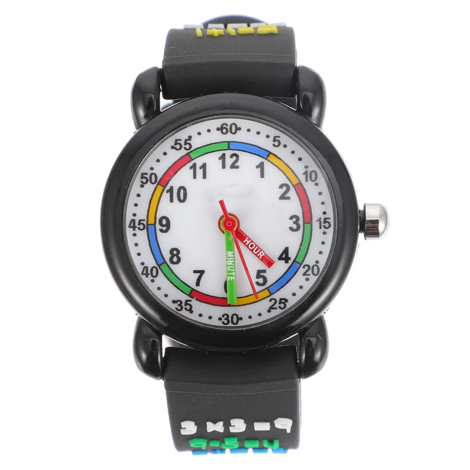 Cartoon Kids Watch 3D Pattern Lightweight Compact Design Clear Dial Easy Reading Comfortable School Birthday Gift Waterproof