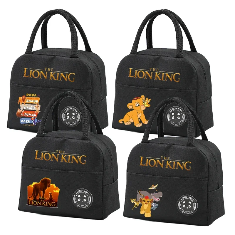 

Mufasa The Lion King Lunch Hand Bag Child's Teenage Disney Movie Cartoon Cute Lunch Box Men Office Thermal Insulat Case Kid Gift