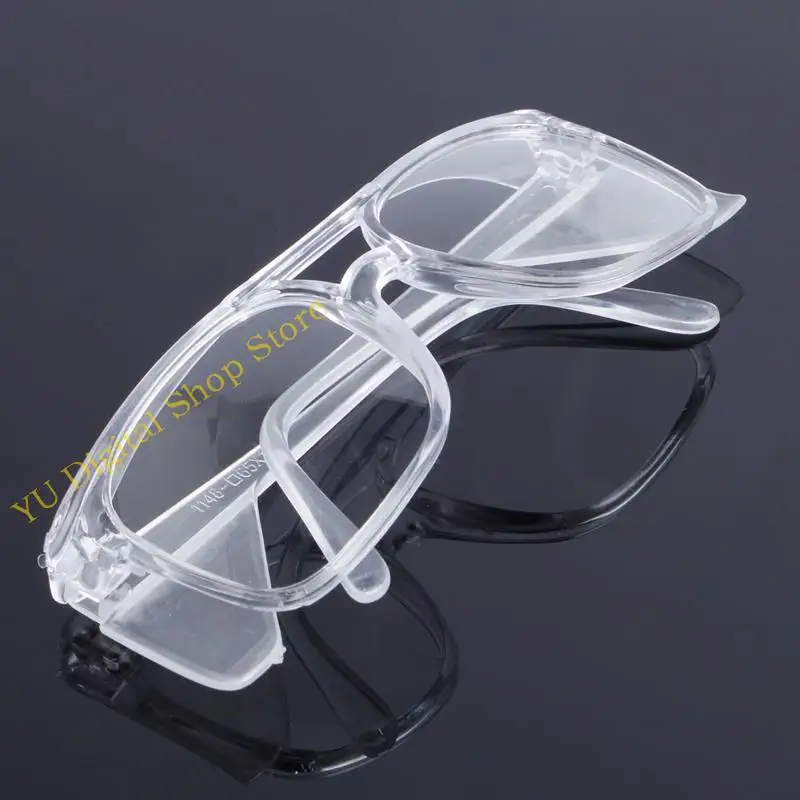 

96BA Clear Safety Work Lab Goggles Eyewear Glasses Eye Protective Anti Fog Spectacles