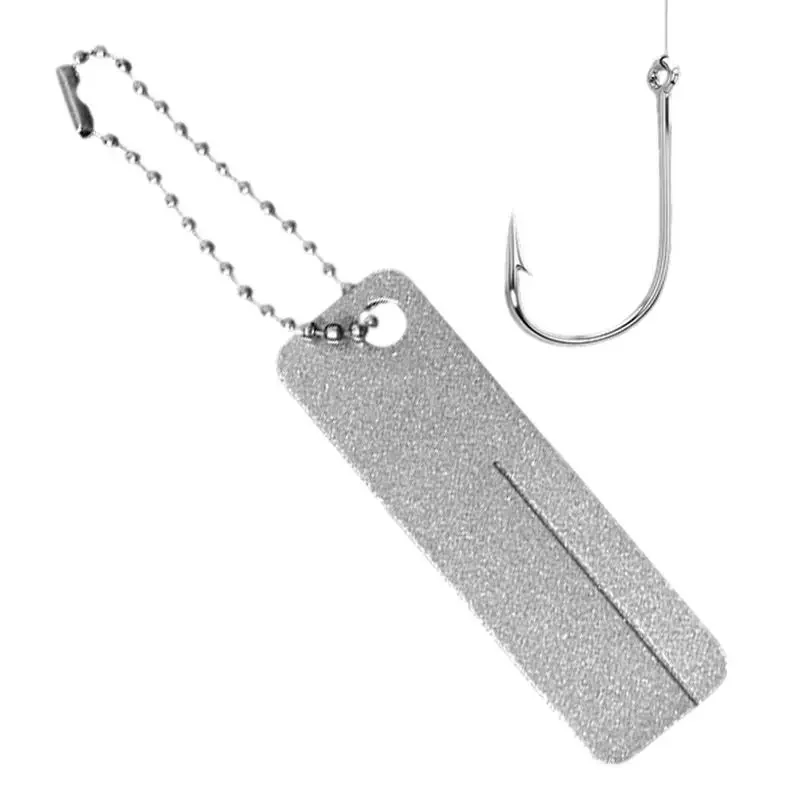 Professional Diamond Knife Sharpener Keychain Pocket Size 1-3Pcs Camping Tool Emery Nail File For Kitchen Outdoor Survival Gear