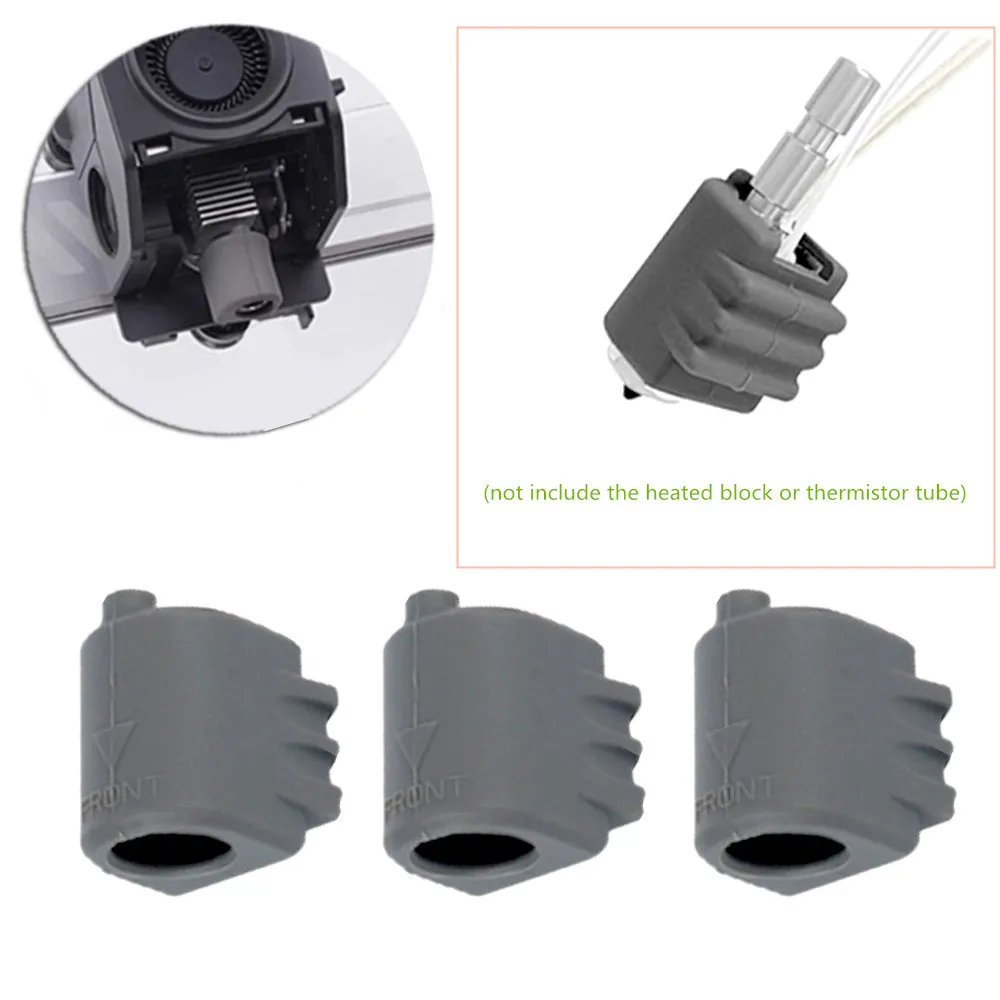 جوارب سيليكون لـ Anycubic Kobra 3 Max Hotend غطاء حماية ملحقات العزل الحراري كوبرا 3 ماكس حافظة من السيليكون #6