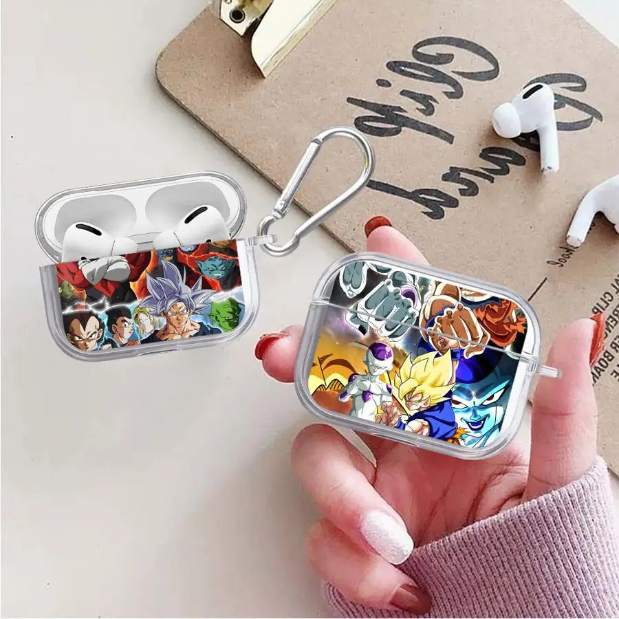 

D-Dragons Gokus Vs Frieza Clear Earphone Cases Cover Case For Airpods 3 Pro 2 Pro2 Pro3 4 1