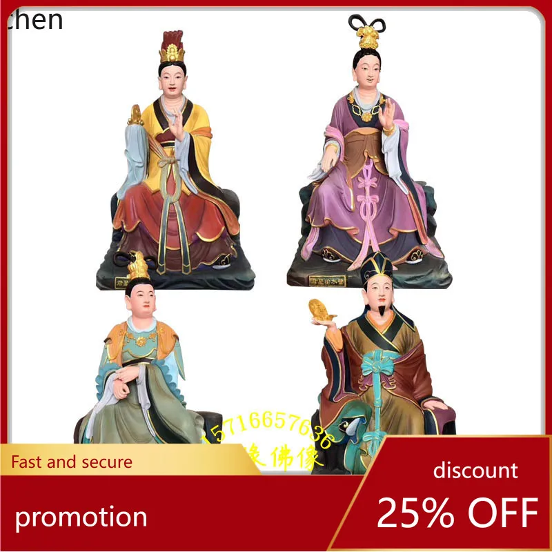 Cz1 twenty-eight stars zibei emperor five doushing resin fiberglass statue painted and gilded statue
