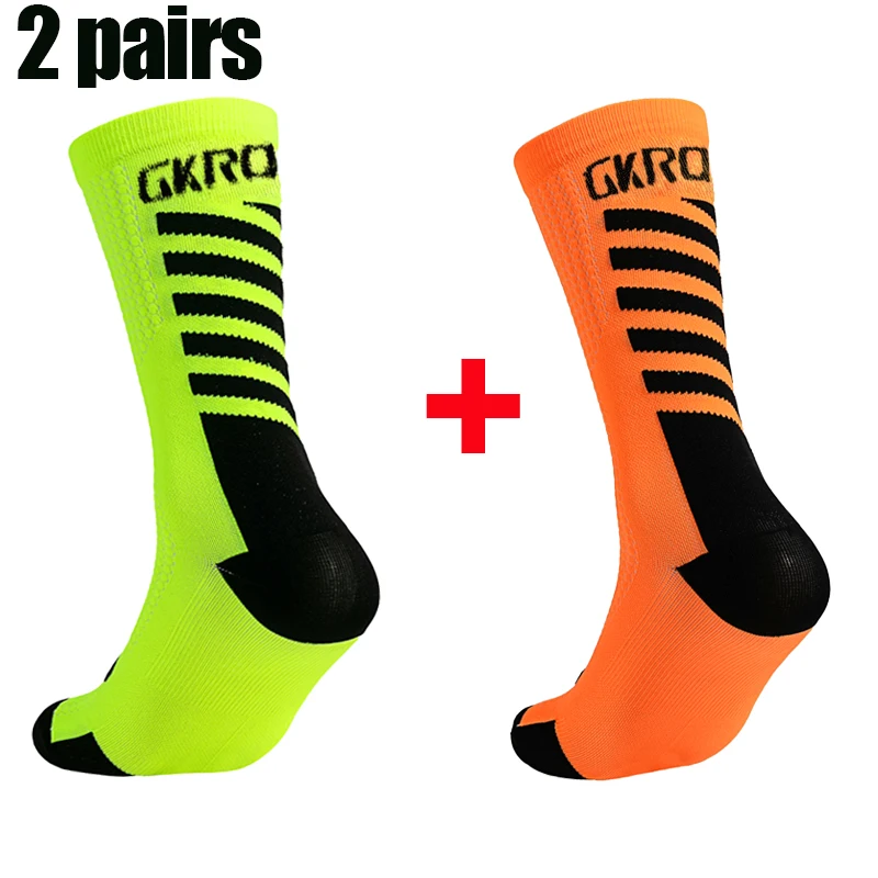 2pairs Neue Radfahren Socken Hohe Qualität Compression Männer Bike Outdoor Frauen Laufschuhe Professionelle Sport Laufschuhe