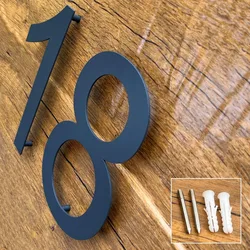 150mm/200mm Stainless Steel House Numbers Outdoor Address Signs 8