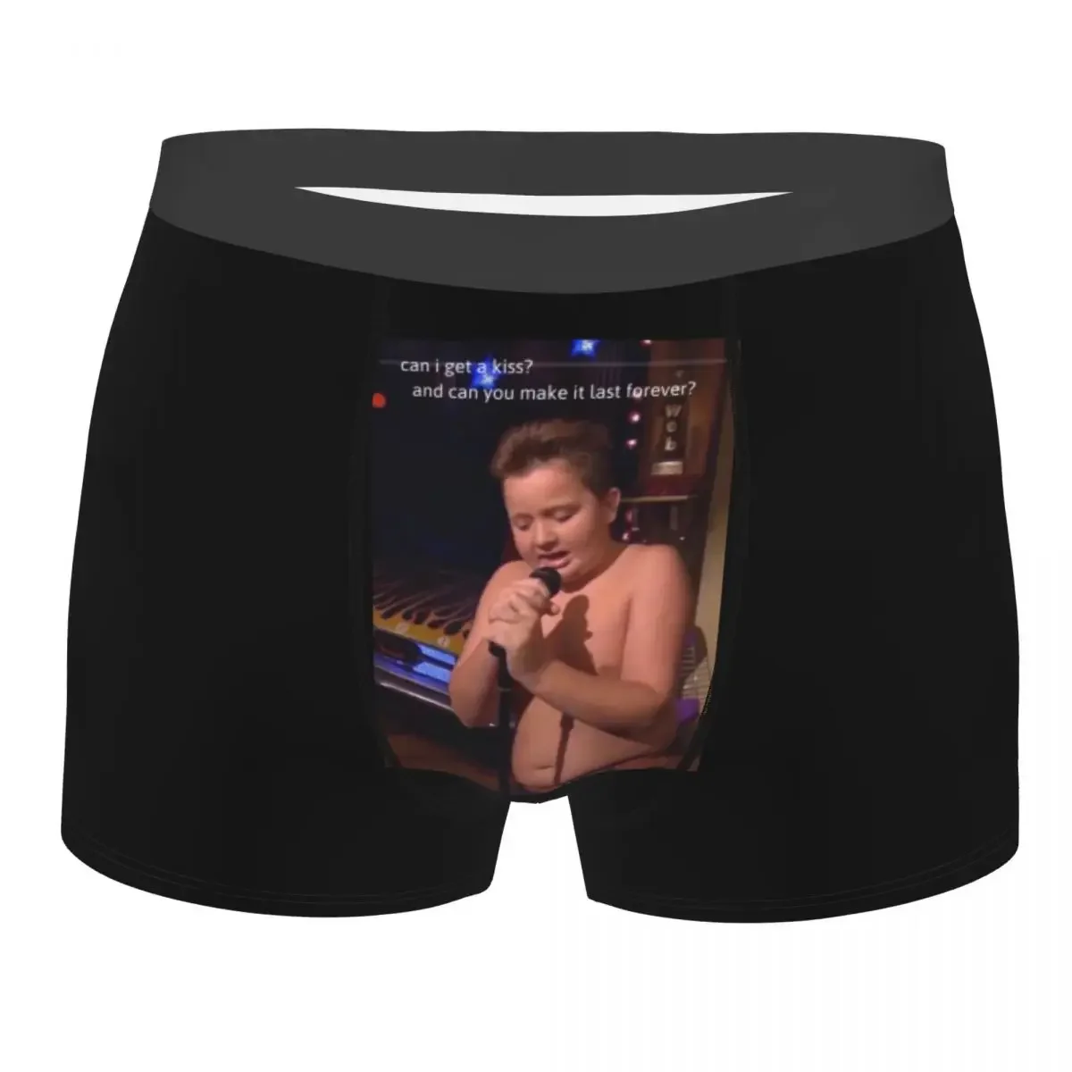 Men's Gibby Singing ICarly Meme Underwear Fashion Boxer Shorts Panties Male Breathable Underpants Plus Size