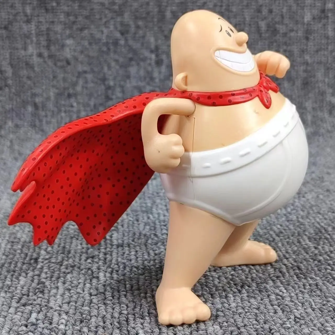 Cartoon Captain Underpants Hand Action Vinyl Doll Tabletop Decoration