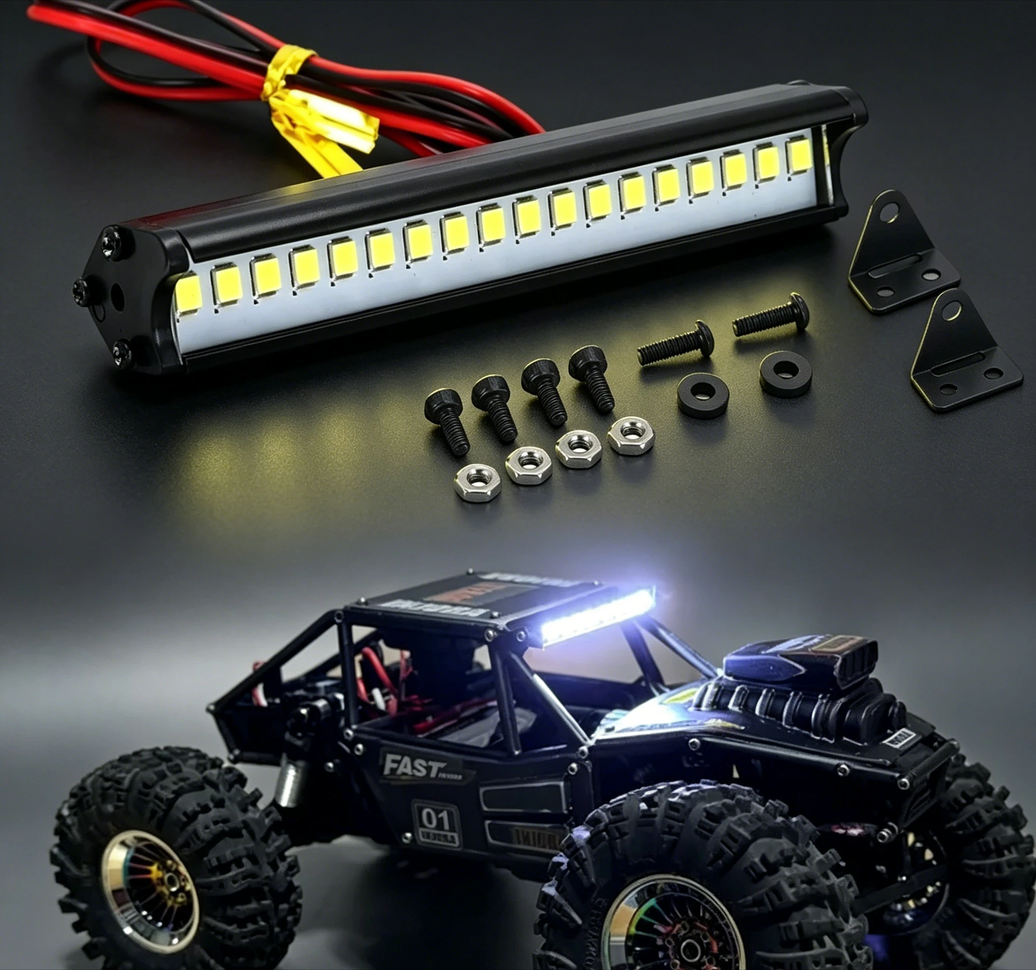 Rc Hobby Tech Bali - Barra Luminosa LED da Tetto per