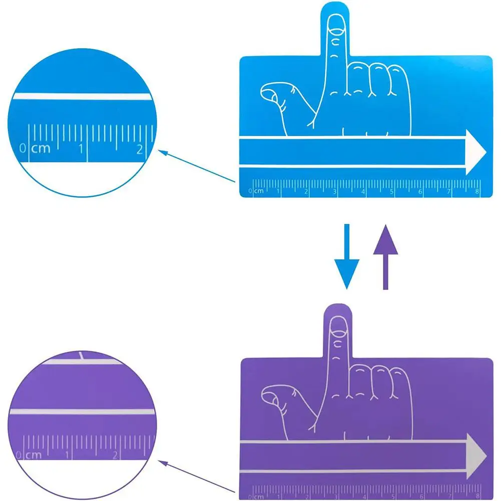 8pc Bookmark Finger Spacer Writing Tools Multi Functional Kids Guided Strips Dyslexia Pad Reading Aid Film Learning Writing Tool