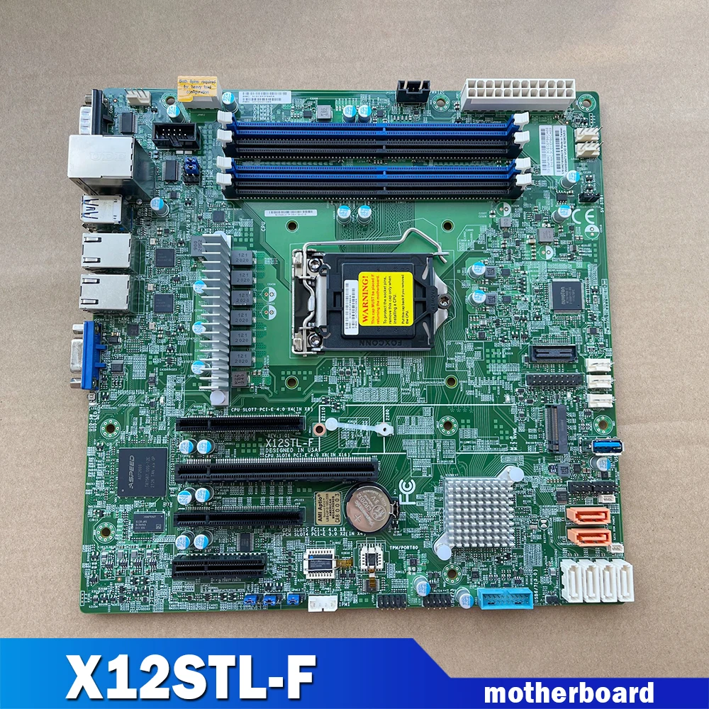 

For Supermicro C252 LGA1200 PCIE 4.0 128GB DDR4-3200MHz 6XSATA3 M-ATX Server Motherboard X12STL-F