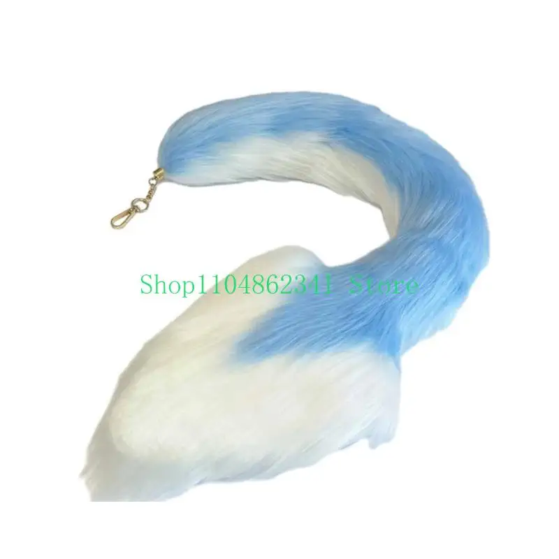 5ASD Fuce Furx Foxes Tail Tailchain Furs Foxes Tail Keyring Borse Borse Charms
