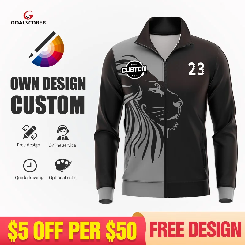 

Custom Your Own Design Fashion Sport Wear Jogger Football Tracksuit High Quality Full Zip Velour Casual Soccer Tracksuit For Men