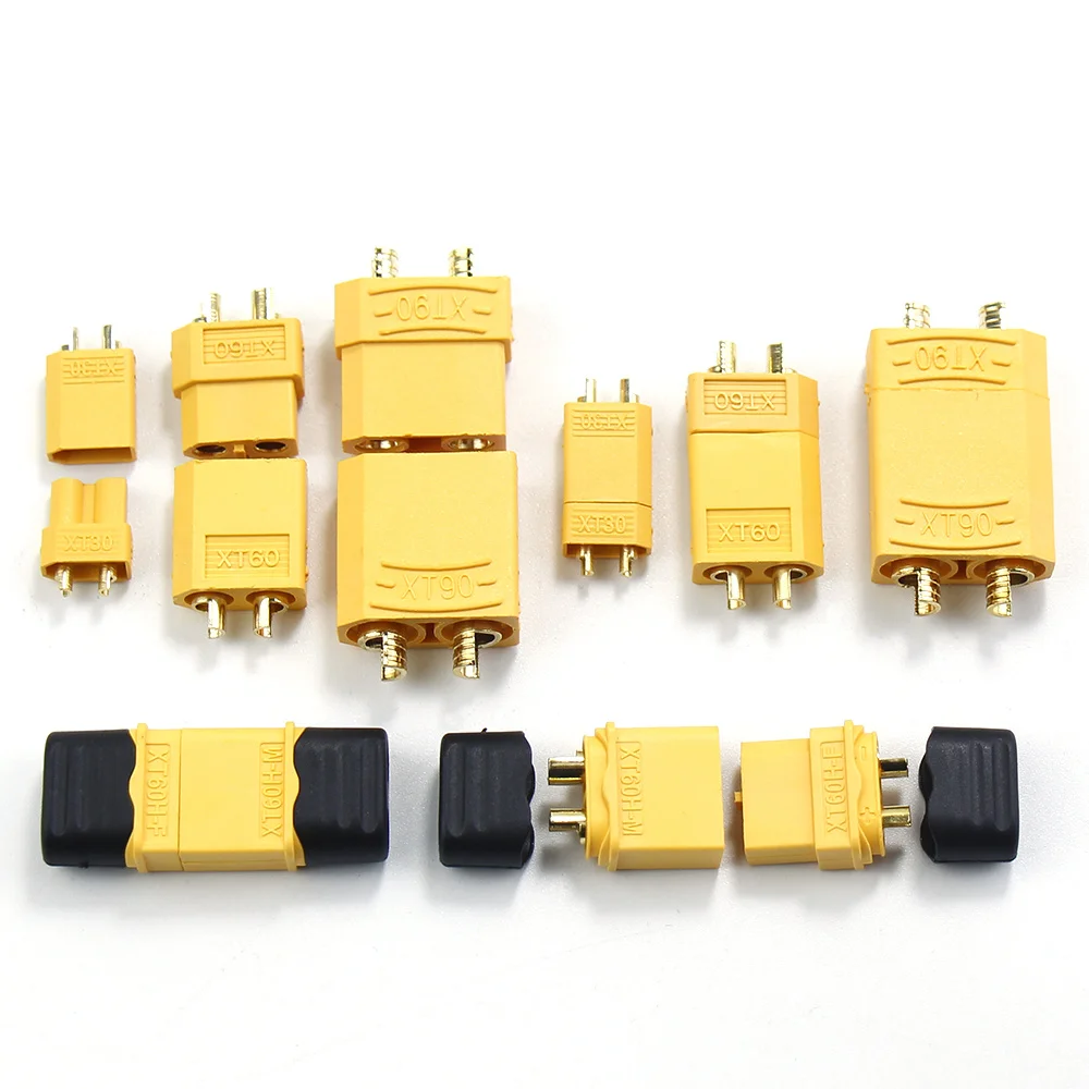 XT30 XT60 XT90 parallel battery connector Set  Male Female Plugs For RC Lipo Battery RC Multicopter Airplane