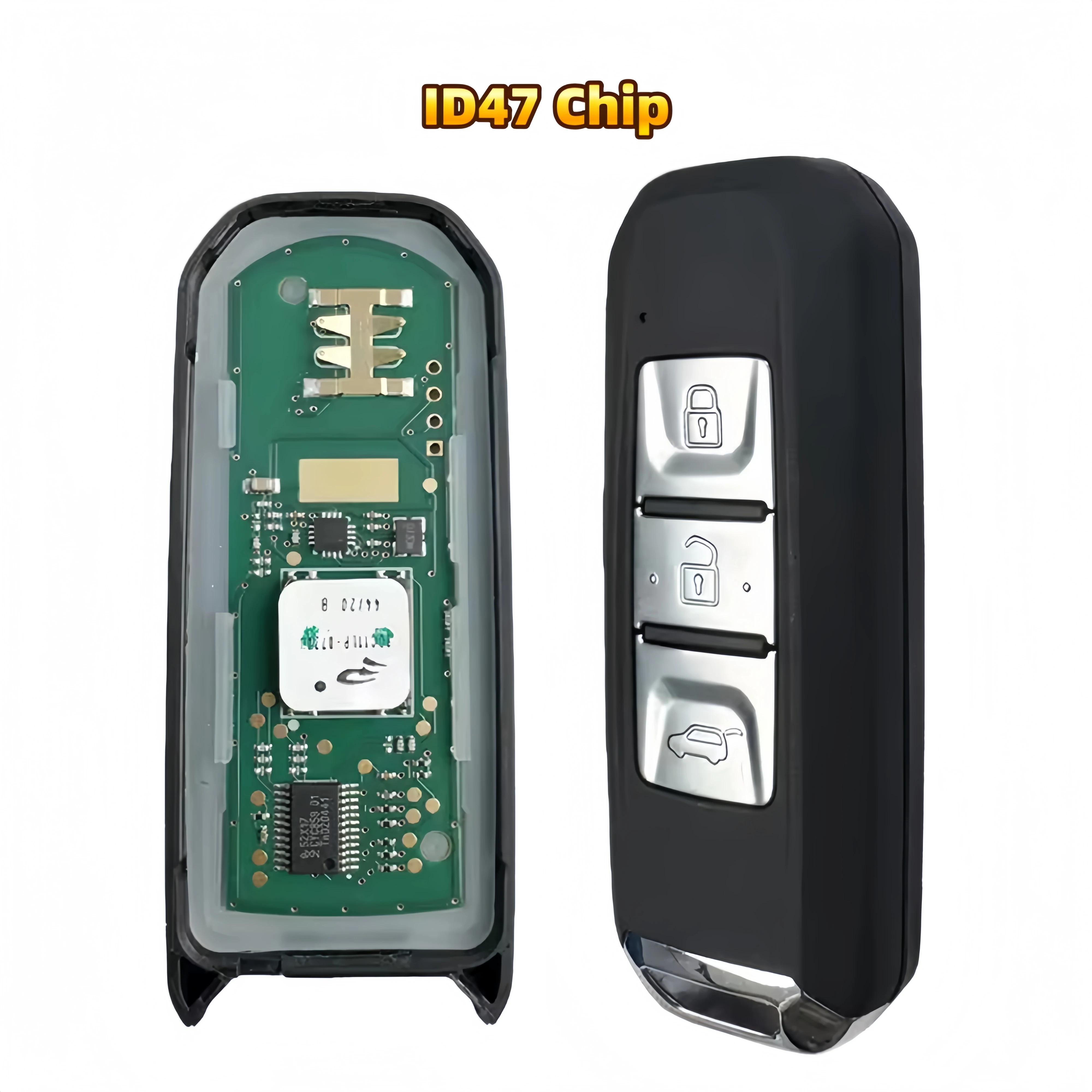 الأصلي 433 ميجا هرتز ID46 ID47 رقاقة 3 أزرار الذكية التحكم عن بعد مفتاح السيارة لشروليه كابتيفا السترة أوبترا توربو هيكتور استمتع #5