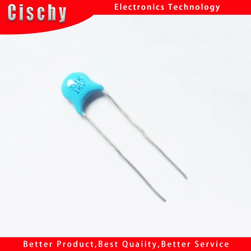 10pcs/lot 1KV331K 1KV 331K high voltage ceramic capacitors In Stock