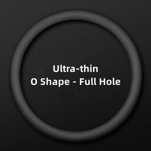 Cubiertas para volante de coche, cubierta ultrafina para volante, envoltura Universal de 37-38cm, cubiertas de dirección transpirables, accesorios para coche