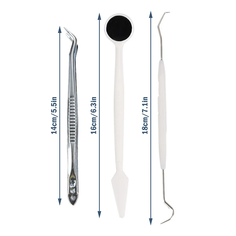 Tandheelkundige Tandreinigingsset Tandarts Schraper Pick Tools Calculus Plak Remover Set