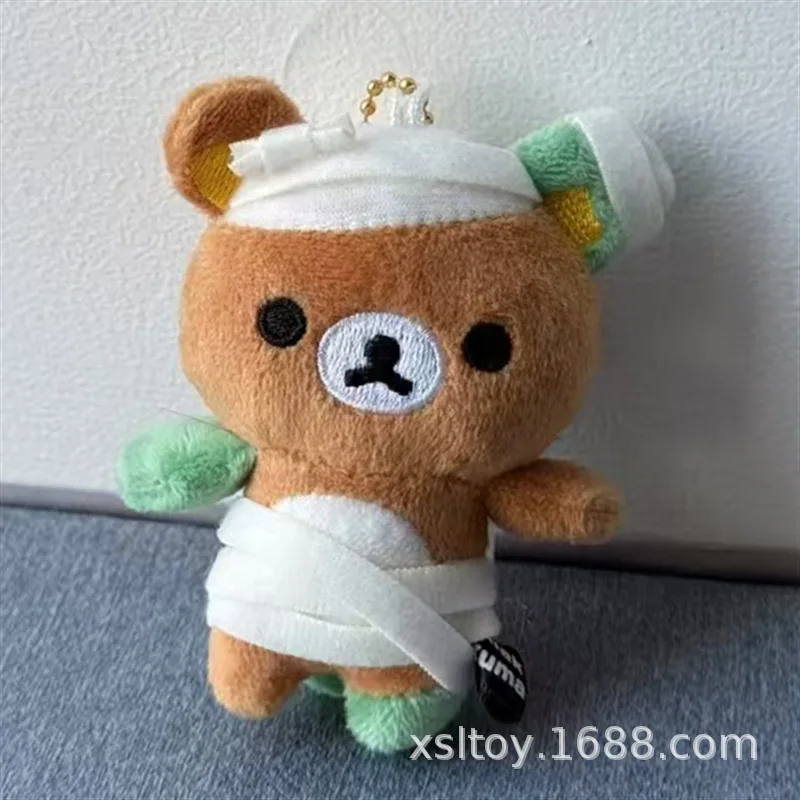 Nette Cartoon Rilakkuma Halloween Kürbis Geist Plüsch Spielzeug Anhänger Schöne Erdbeere Kaninchen Flauschige Puppen Schlüsselbund Urlaub Geschenke