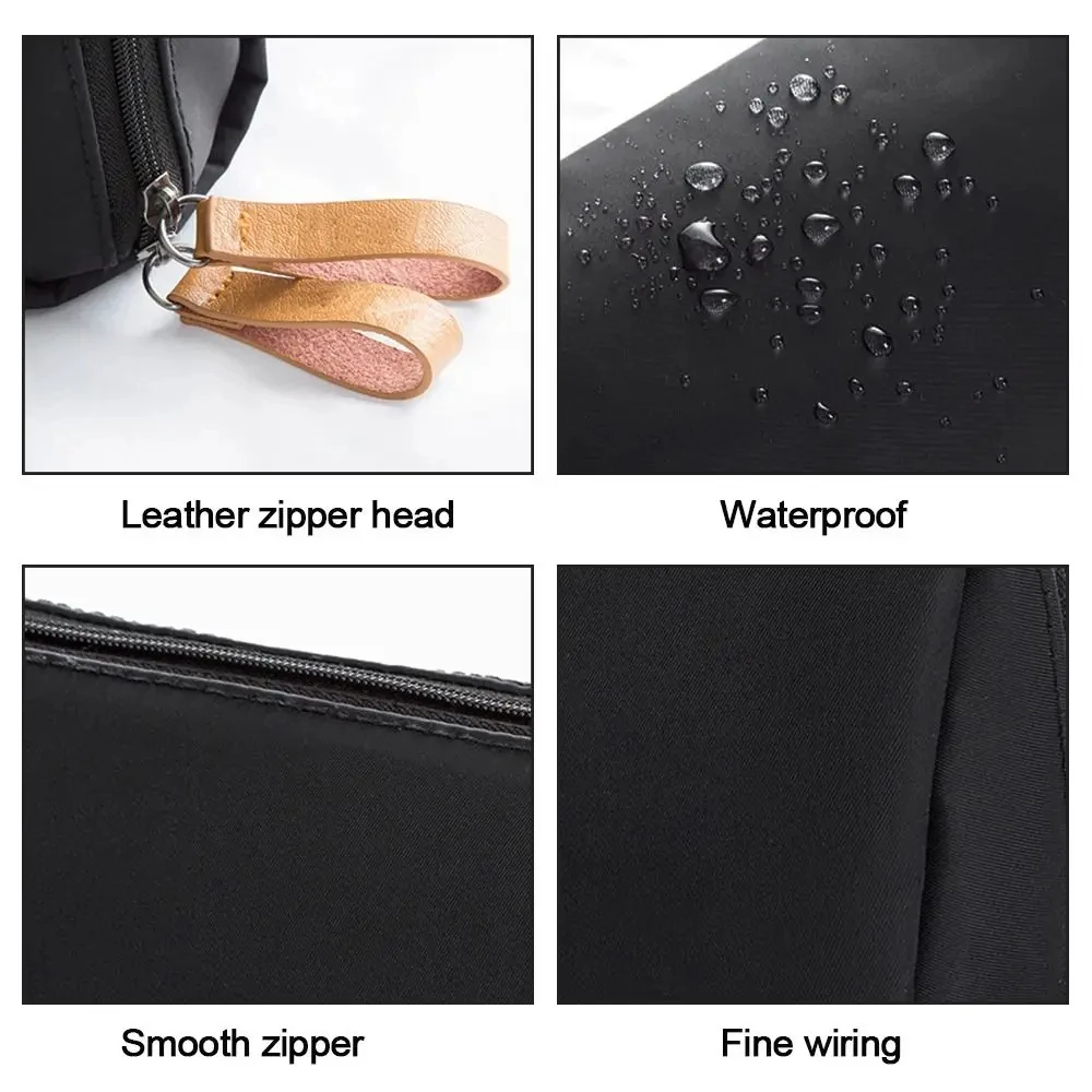 Waterproof Portable Women Makeup Bag Cosmetic Bag Coin Pouch Storage Bag Mini Lipstick Bag Small Bag Toiletry Bag Organizer Case