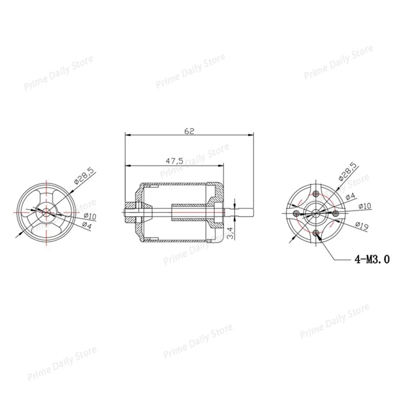 70mm 12‑Blade EDF Ducted Fan, High Thrust RC Fixed‑Wing Model Aircraft Electric Engine, 4S 3400KV Version