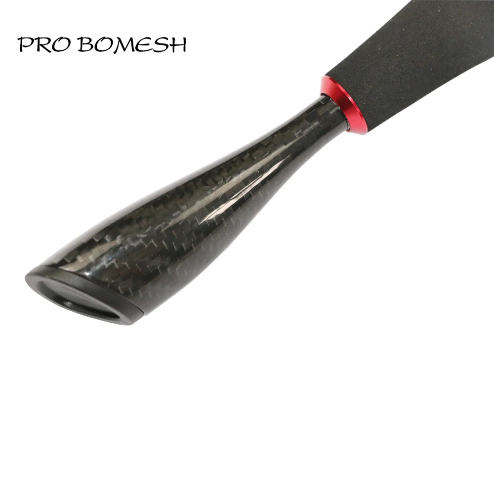 PROBOMESH Taper 3K Twill Carbon Tube Grip Butt Section Spinning Casting Trout Rod Building Component Handle Repair DIY Accessory