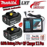 100% Original Makita 6Ah/5Ah/3Ah for Makita 18V Battery BL1830B BL1850B BL1850 BL1840 BL1860 BL1815 Replacement Lithium Battery