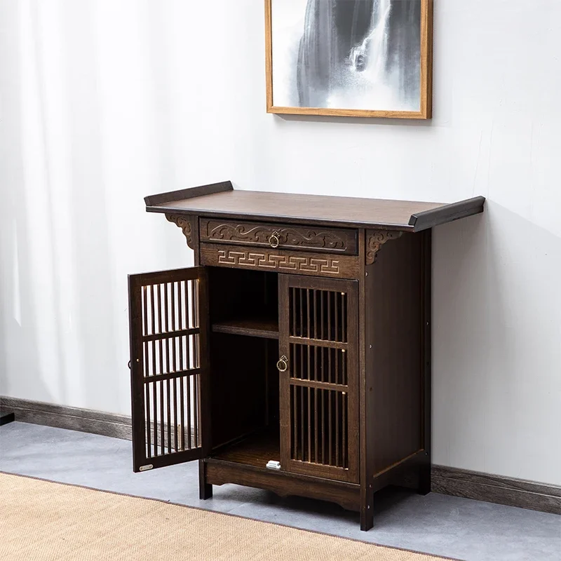 Household Tribute Table Incense Burner Table Altar Chinese Living Room Decoration Console Tables