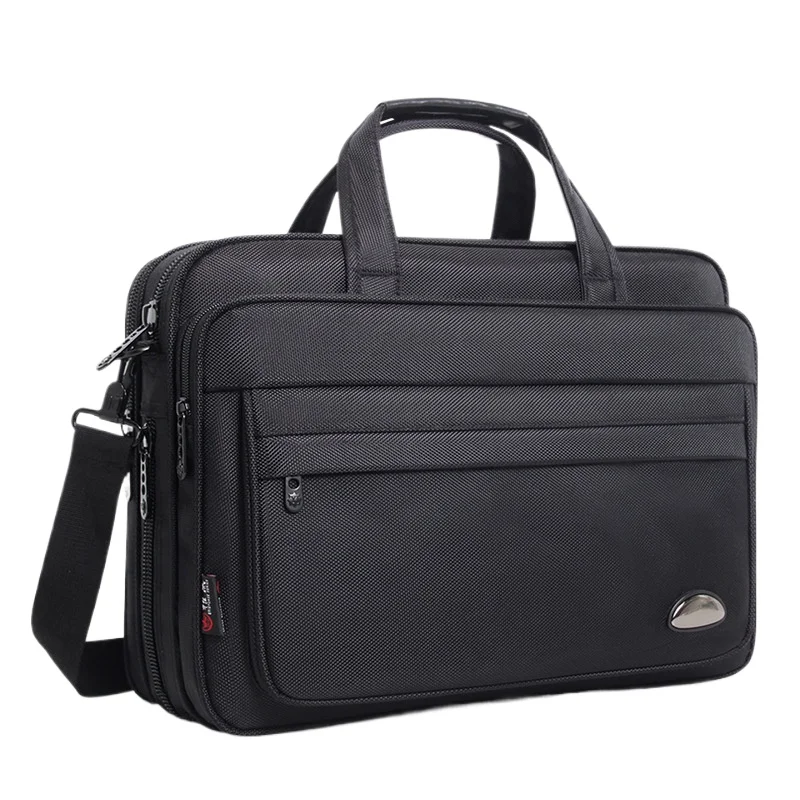 Large Capacity Briefcase Men Business Bag 15.6 inch 17" 19" Laptop Shoulder Bags Canvas Handbags Notebook messenger bolso hombre