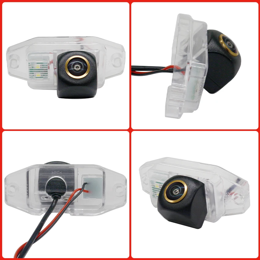 Rear Camera For Toyota Land Cruiser Prado 90 J90 LC90 LC120 LC150 LC200 1996~2015 2016 2017 Reverse Camera Golden Fisheye Lens view 4