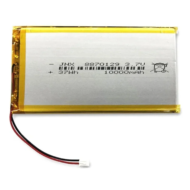 Lithium Polymer Battery 8870129 Rechargeable Battery 3.7V 10Ah for Bluetooth Speaker Power Bank Tablet DIY Replacement Battery