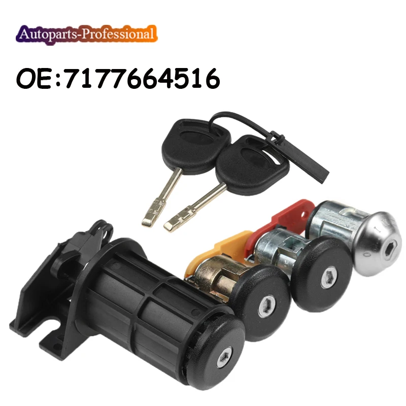 

Car Door Lock Full Set With 2 Keys Fit for Ford Ka Escort Courier 7177664516 94FBA220K51BD/167464518/1038096/1038092