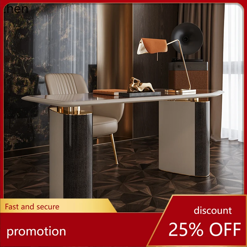 HXL light luxury modern home desk fashionable office high-end villa large flat floor writing