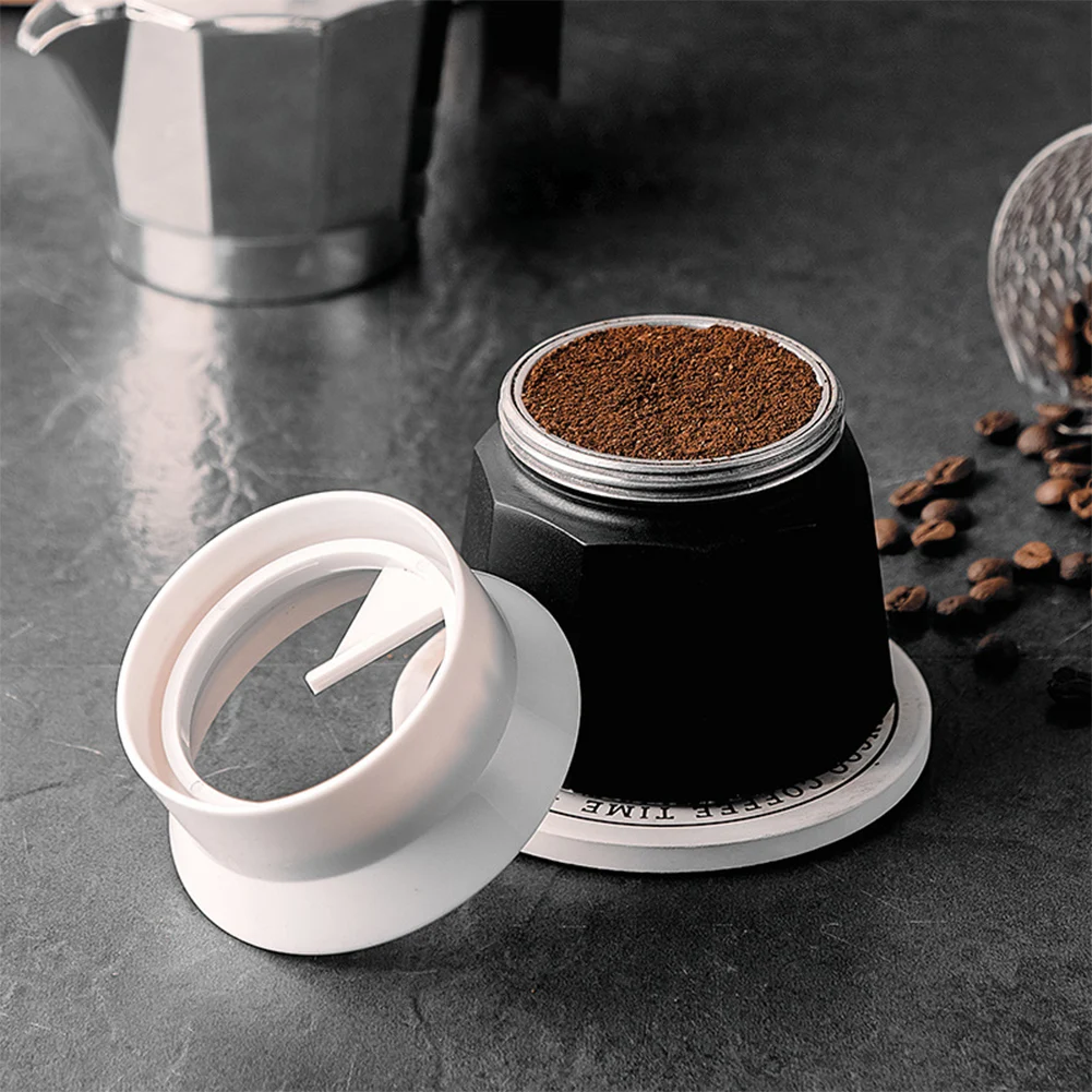 Coffee Powder Dosing Ring 85MM 90MM Coffee Tamper Accessories Coffee Rotatable Loop Espresso Tools Rotary Powder Ring