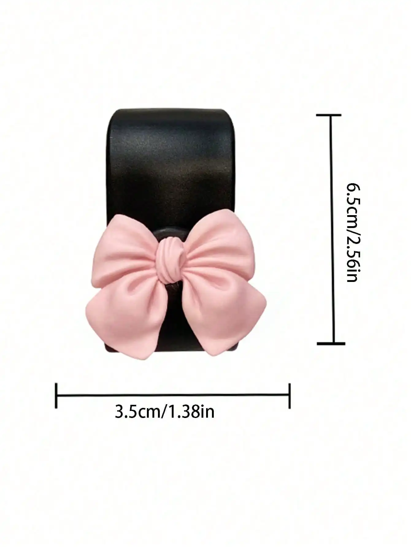 2 Car Seat Hooks, Wallet and Bag Car Hooks, Interior Car Accessories, Cute Bow Shaped Seat Backrest Storage Bag