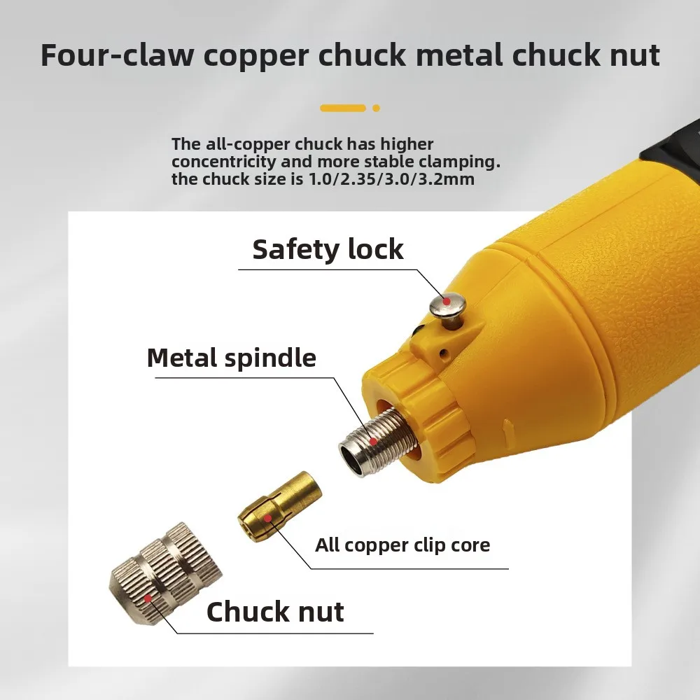 Household Small Electric Grinding, Small Handheld Electric Engraving Machine, Jade Engraving and Polishing Machine