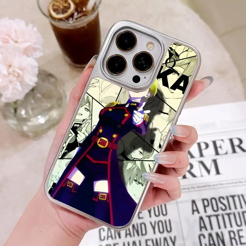 

Чехол для телефона Mato seihei no slave Tenka Izumo с серебряным покрытием для iPhone 17 16 15 14 13 12 11 Air Pro Max Plus, разноцветный