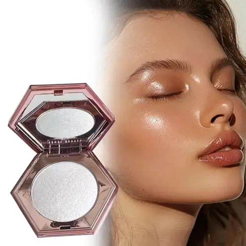 Imagen 1 del producto Resaltador de diamantes, paleta bronceadora facial, brillo de platino, polvo para contorno de cara, iluminador de Base corporal Flash, maquillaje ligero de agua