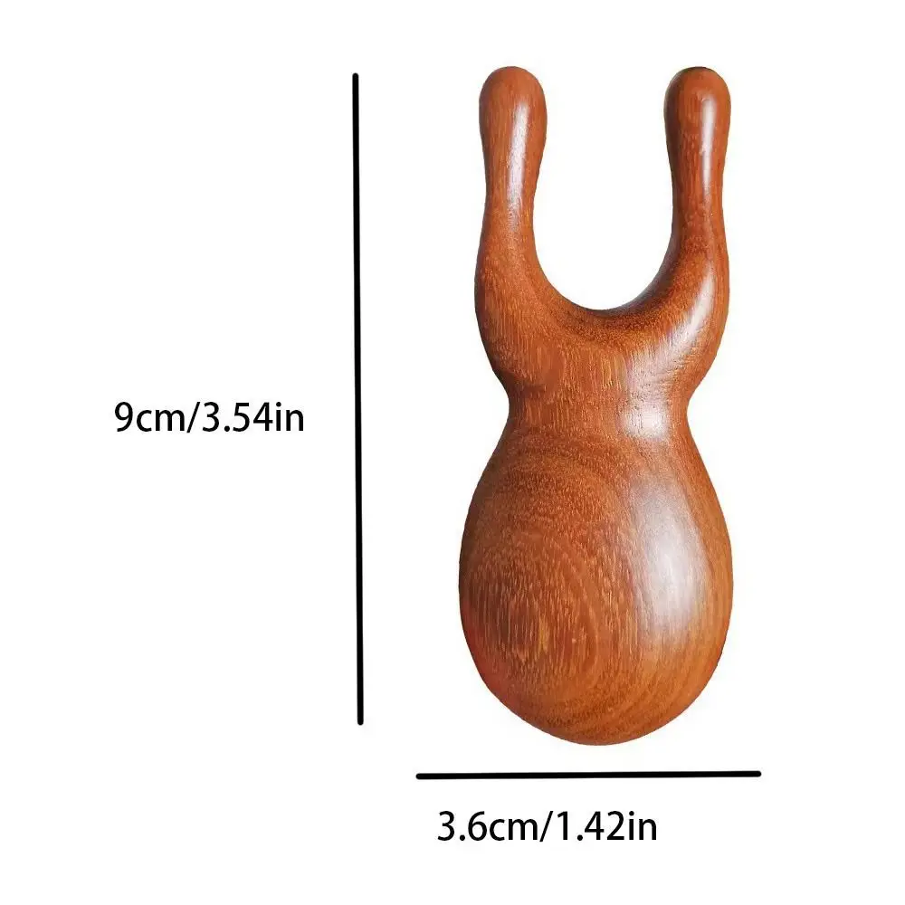 Due pettini denti pettine da massaggio a forma di rana pettine da massaggio facciale antistatico in legno agopuntura punto di attivazione pettine da massaggio in legno di sandalo