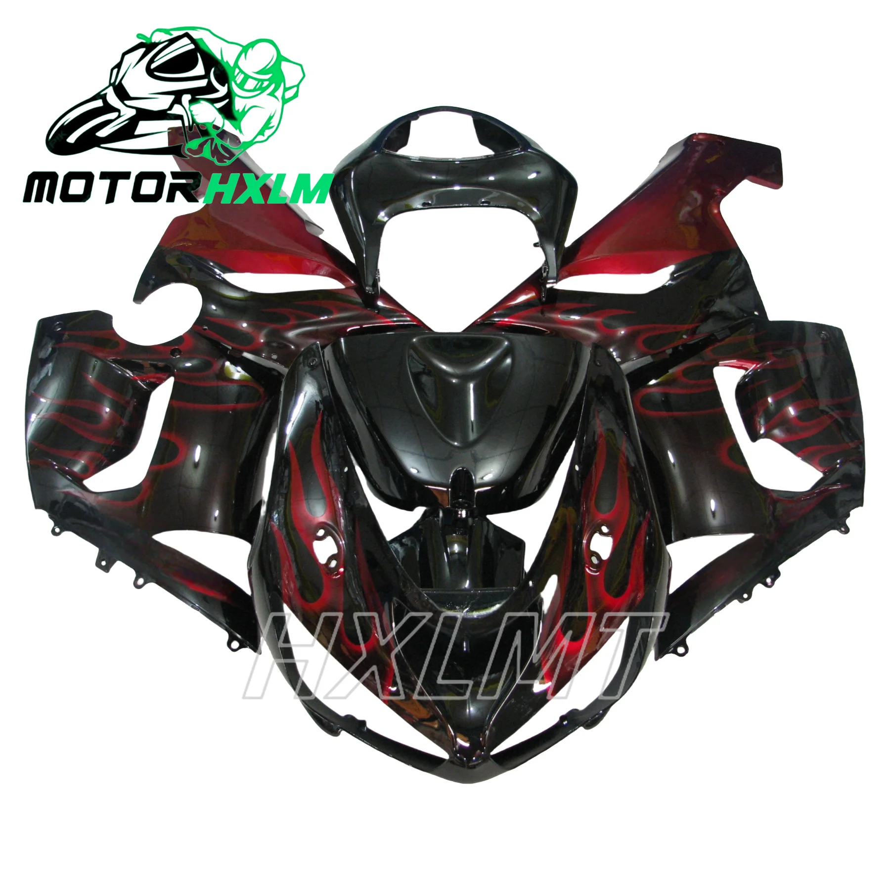 Motorcycle Bodywork Fairing for Kawasaki ZX6R 636 2005-2006 with Plastic Shell Kit