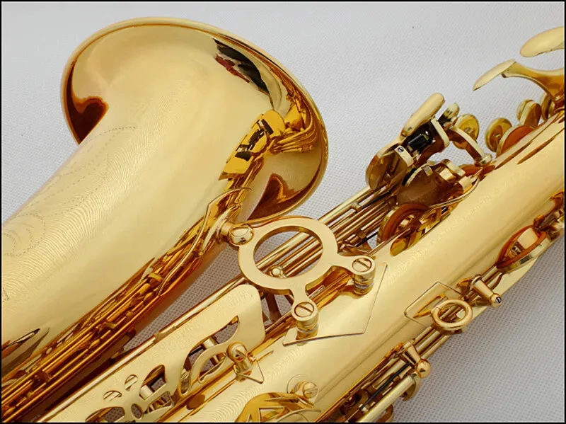 

2026 горячий новый альт-саксофон 802 Alto Eb Golden Sax профессиональный мундштук и чехол для саксофона