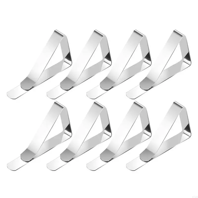 

97QD 8Pcs Outdoor Camping Party Table Cover Clip Home Supplies Easy to Use Gift Light Weight Easy to Carry Convenient