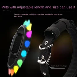 Bluetooth luminous collar pet  cat  dog collar LED