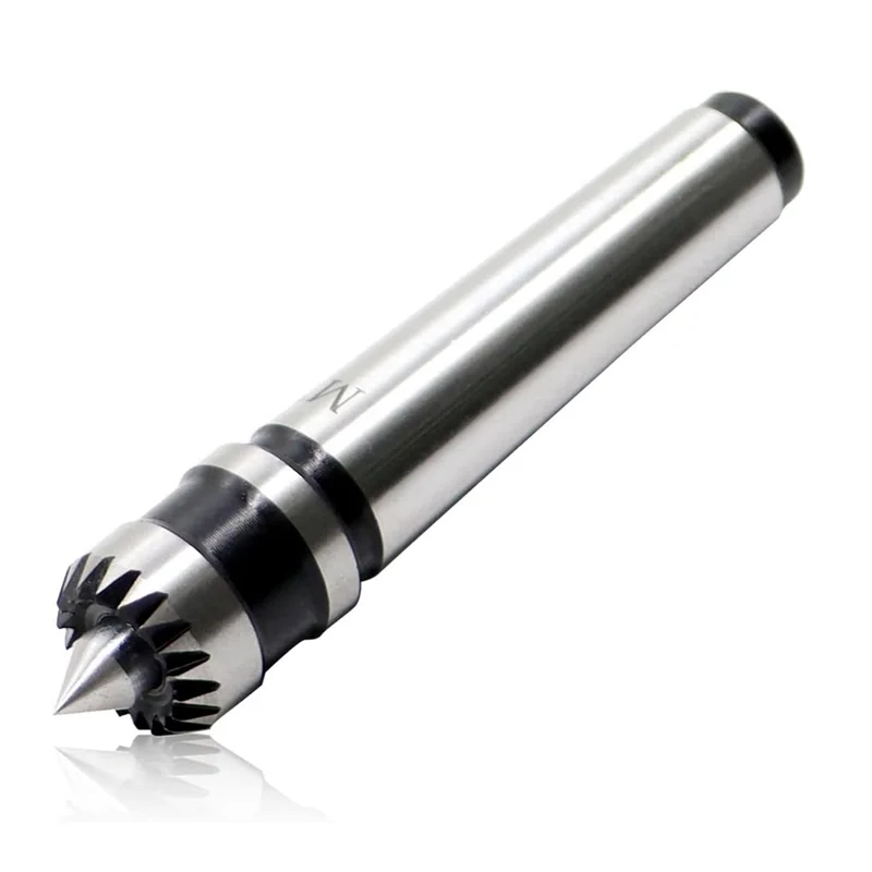 Centro de acionamento de torno de madeira A53Q MT2 com coroa de 1 polegada e coroa de 5/8 polegadas, ferramenta de torneamento de torno de madeira (MT2 5/8 polegadas)