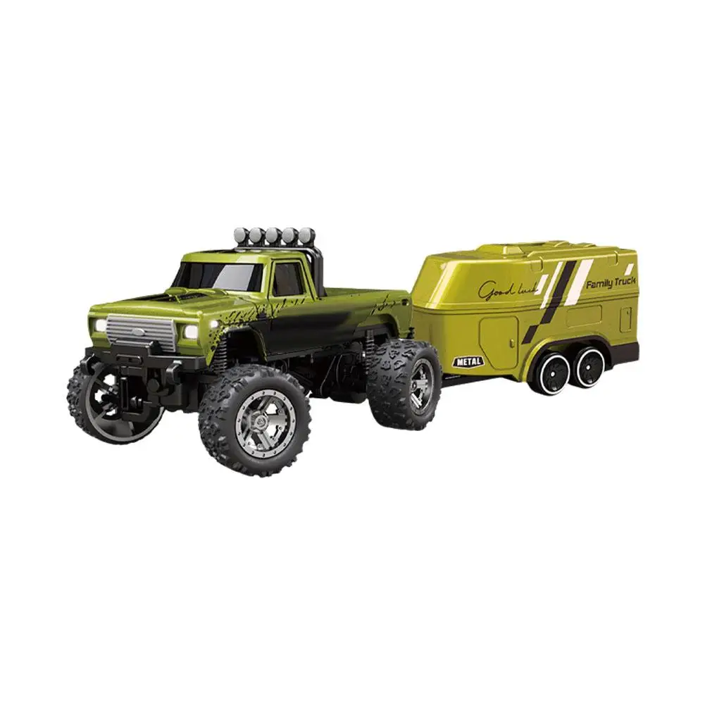 RC 1/64 Speed Mini Off-road Climbing Car Alloy Appearance Light Shock Absorption Children's Toy Off-road Climbing Racing Car
