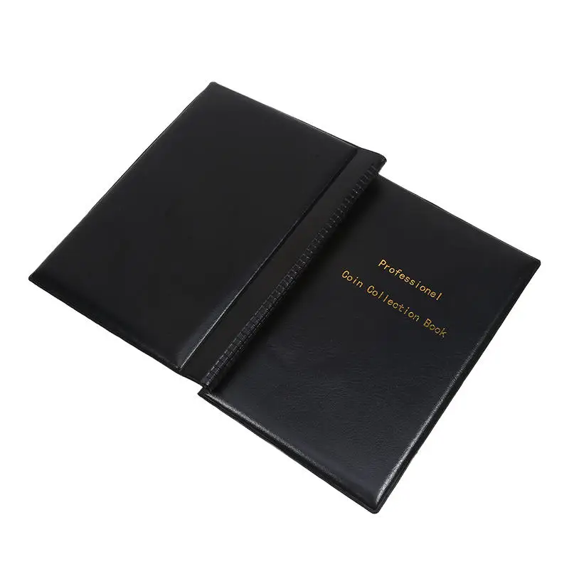 New Storage Album Pu Cover Hard Smooth Surface Portable Collection Book For Collectors Decorative Holder Commemorative